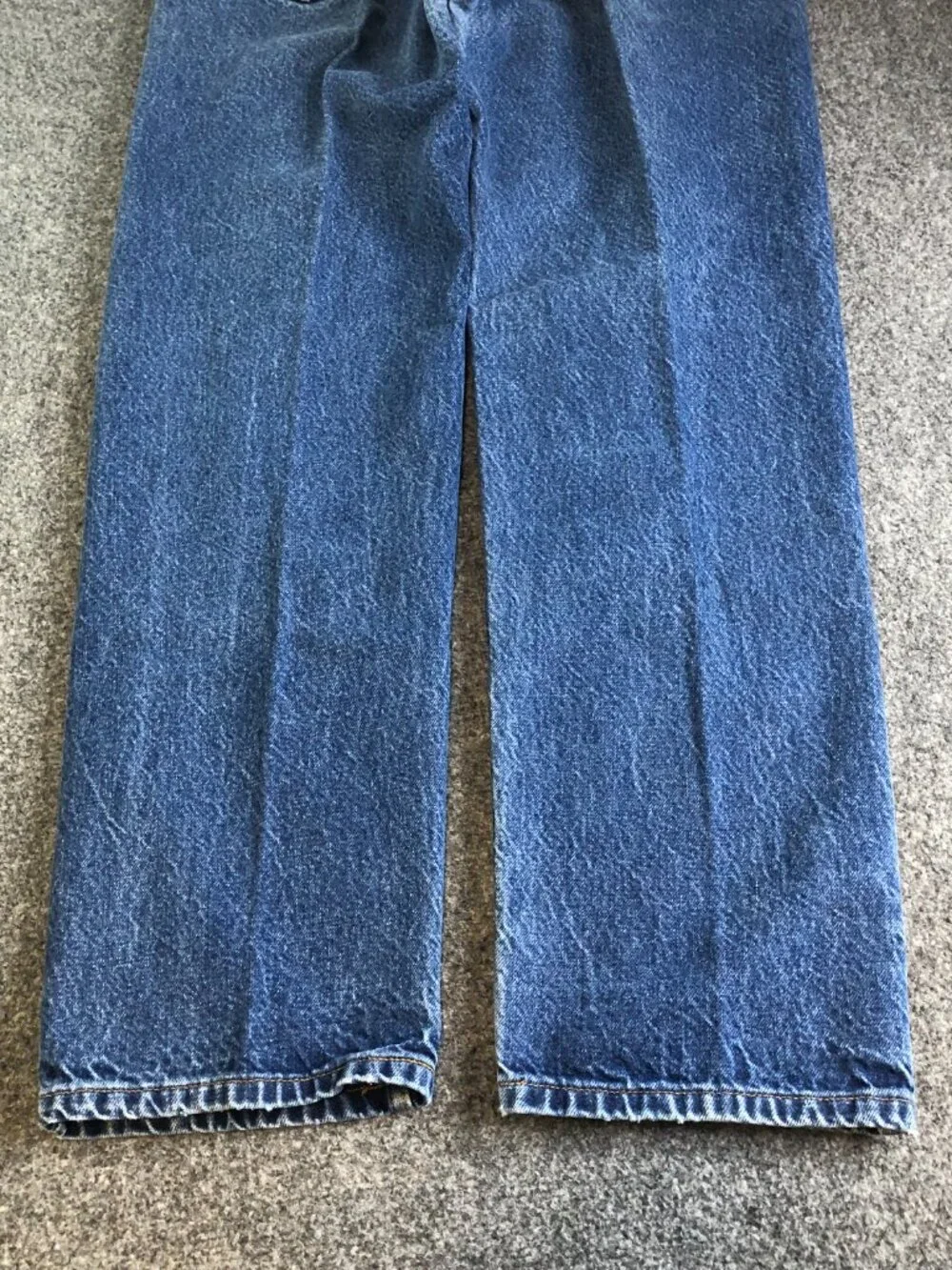 Levis Vintage 80s 90s 505 Jeans Blue 35x32 Straight Leg Mens Orange Tab USA